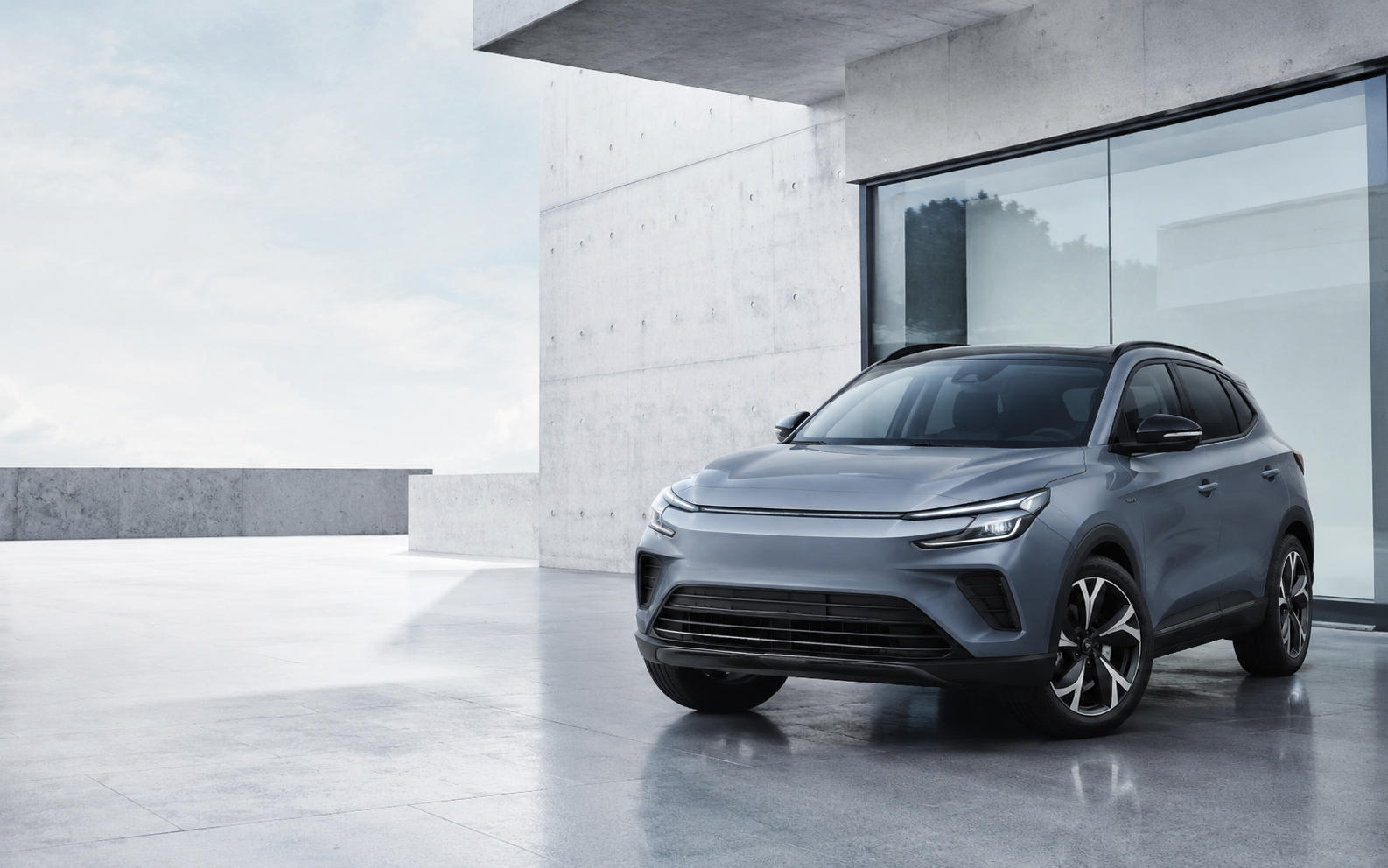 SUV em arquitetura contemporânea